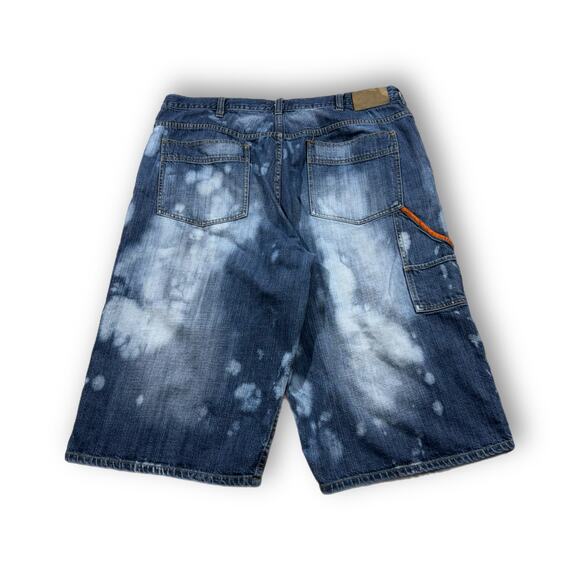 Men's Sean Johns Baggy Jorts Inner Pockets Jesse Pinkman Acid Wash Size 40 - Picture 1 of 9